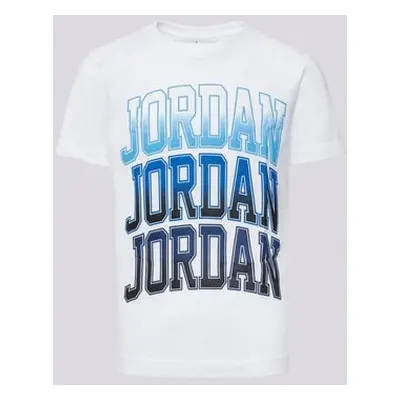 Jordan Jdb 3K Ss Tee Boy Bílá