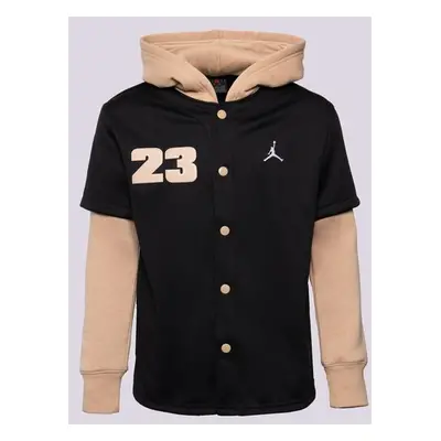 Jordan Hooded Jumpman Baseball P Boy Černá