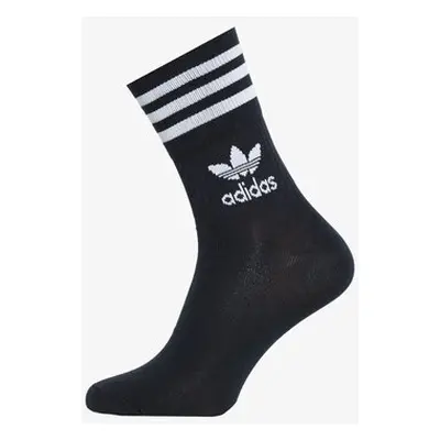 Adidas 3 Pack Solid Mid Crew Socks Černá