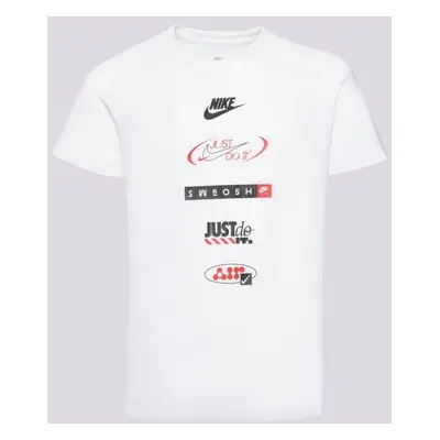 Nike K Nsw Tee Logos Boy Bílá