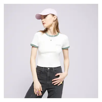 Levi&#039;s Graphic Ringer Mini Tee Whites Bílá