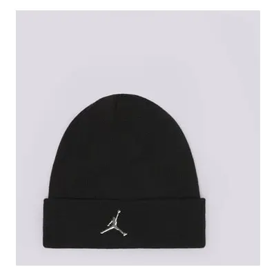 Jordan Beanie Cuffed Černá