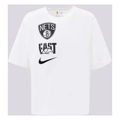 Nike Bkn W Nk Es Vs Boxy Tee Nba Bílá