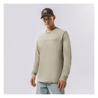 Champion Crewneck Long Sleeve Tričko Šedá