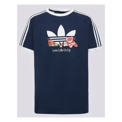 Adidas Loose Tee Girls Tmavomodrá