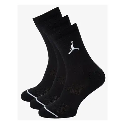 Jordan 3 Pack Crew Socks Crew Socks (3 Pack) Černá