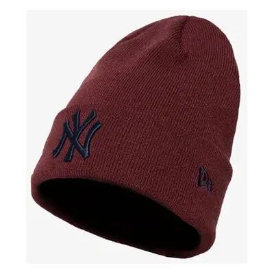 New Era Le Beanie Nyy Mrn Bordová