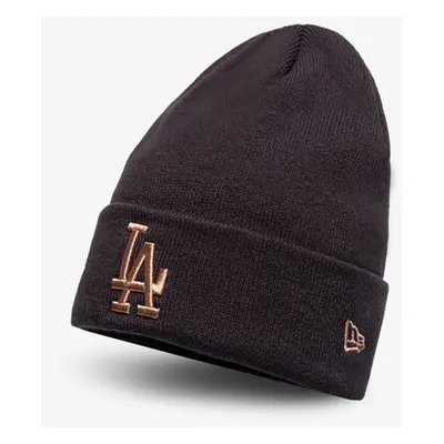 New Era Wmns Met Logo Beanie La Dodgers Los Angeles D Tmavomodrá