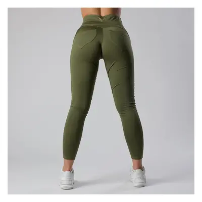 Legíny Push up Army Green pants Yastraby