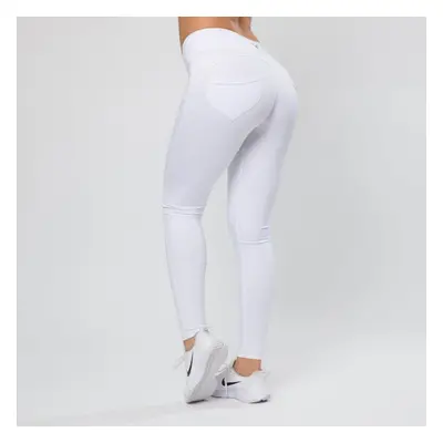 Legíny Push up White pants Yastraby