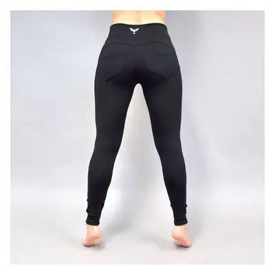 Zateplené legíny Black warm pants Yastraby