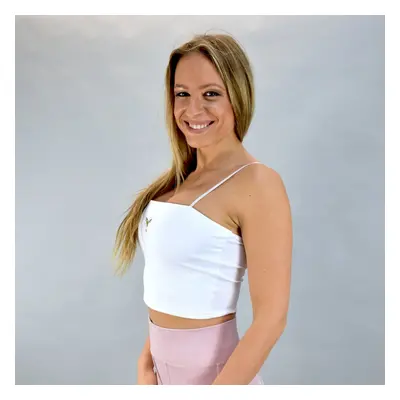 Crop top bíly Yastraby