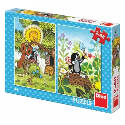 Puzzle Krtek s přáteli 2x48 dílků