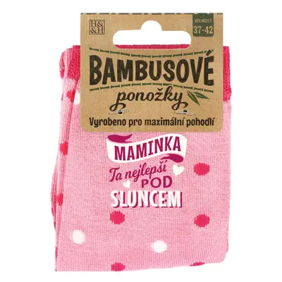 Bambusové ponožky - Maminka