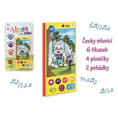 Veselý mobil - Telefon plast česky mluvící