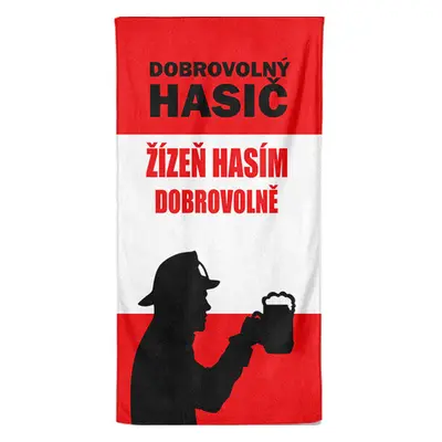 Osuška - Dobrovolný hasič - žízeň hasím dobrovolně