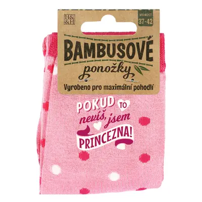 Bambusové ponožky - Princezna