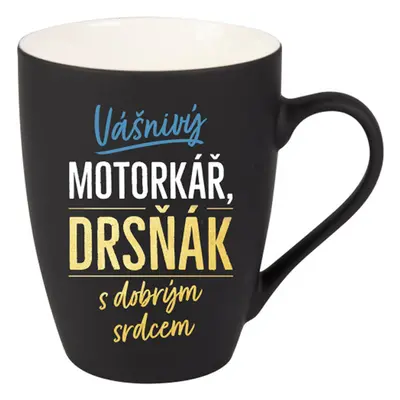 Hrnek - Vášnivý motorkář, drsňák s dobrým srdcem