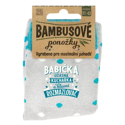 Bambusové ponožky - Babička