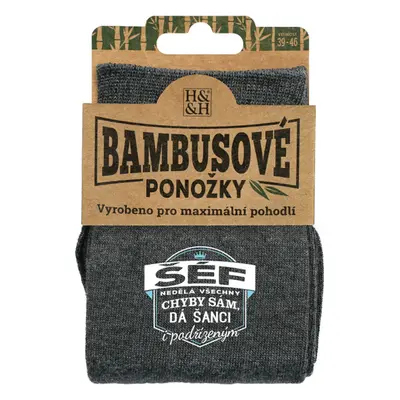 Bambusové ponožky - Šéf