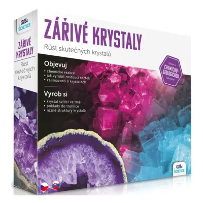 Zářivé krystaly - Růst skutečných krystalů