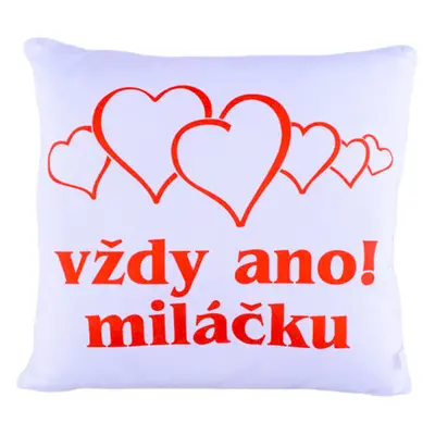 Polštářek - Vždy ano miláčku