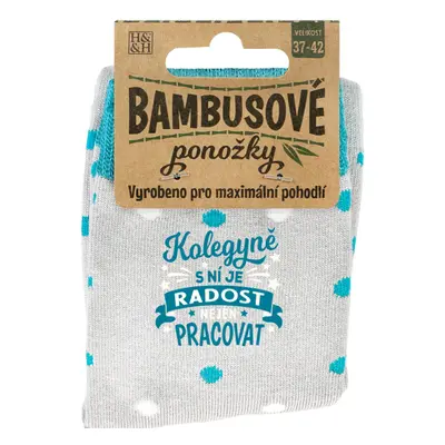 Bambusové ponožky - Kolegyně