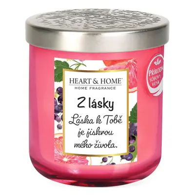 Svíčka Heart & Home - Z lásky