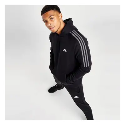 adidas Mikina S Kapucí 3 Stripes Hoodie Sweathirt