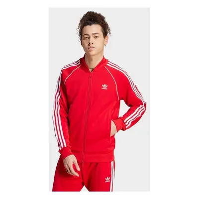 adidas Mikina Rozepínací Sstar Tt Red