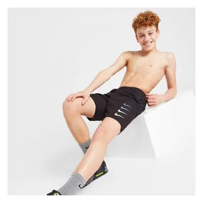 Nike Swim Šortky Stacked Swoosh Swim Blk