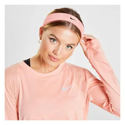 Nike Čelenka Swoosh H/b Pnk/gry Nike Head/wrist Bands