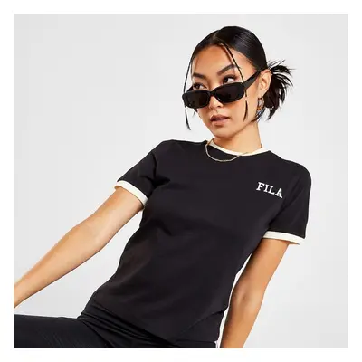 Fila Tričko Slim Ringer T Blk/wh