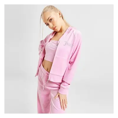 Juicy Couture Mikina Rozepínací S Kapucí Dmnt Pink