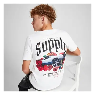 Supply&demand Tričko Roses Tee Wht