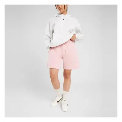 Šortky W Jordan Brkln Flc Short 2 Pink Glaze/white