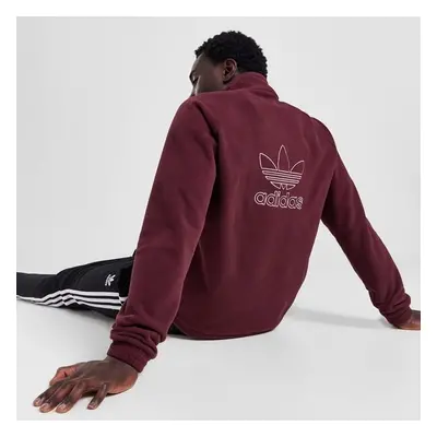 adidas Mikina Rozepínací Fleece Mikina Flc Hz Green