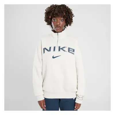 Nike Mikina Rozepínací W Nsw Phnx Flc Oos Logo Qz