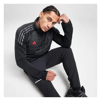 adidas Mikina Rozepínací Tiro Wint 1/4 Zip Blk/rd