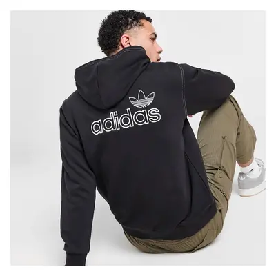 adidas Mikina S Kapucí Stich Hd Blk