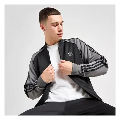 adidas Mikina Rozepínací Z Kapturem Sstar Tt Blk/gry