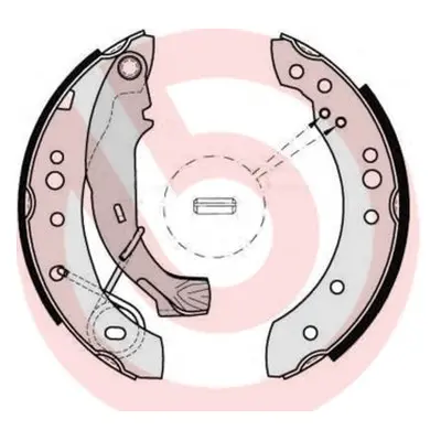 Sada brzdových čelistí BREMBO S 61 526