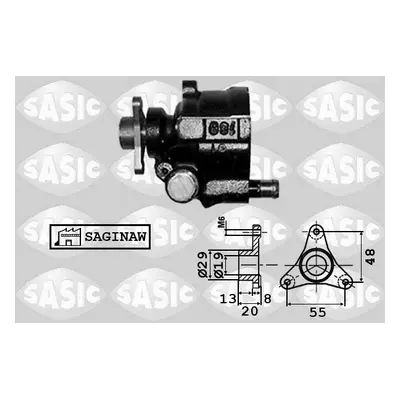 Hydraulické čerpadlo, řízení SASIC 7074001