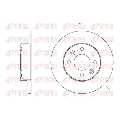 Brzdový kotouč REMSA 6067.00