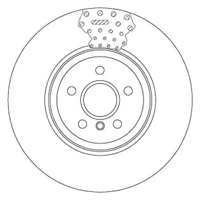 Brzdový kotouč TRW DF6605S