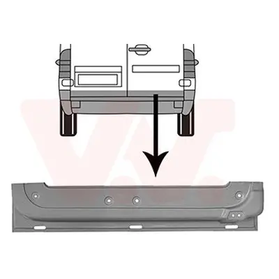 Zadní dveře VAN WEZEL 3075250