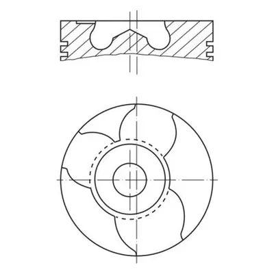 Píst MAHLE 151 10 00
