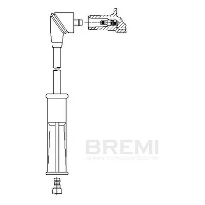 Kabel zapalovací svíčky BREMI 6A29/27