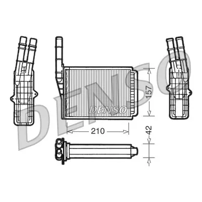 Výměník tepla, vnitřní vytápění DENSO DRR23013