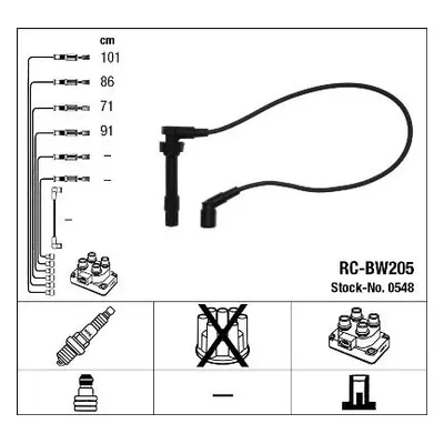 Sada kabelů pro zapalování NGK 0548